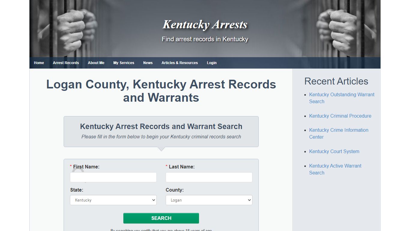 Logan County, Kentucky Arrest Records and Warrants ...